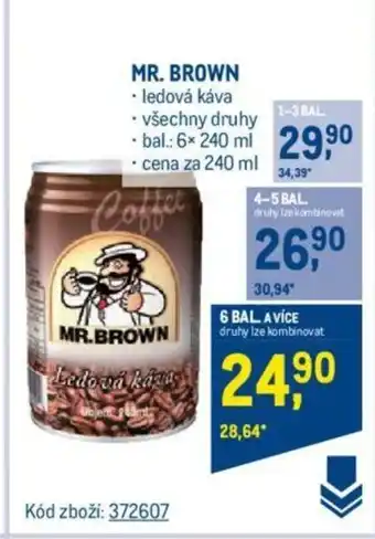 Makro MR. BROWN nabídka