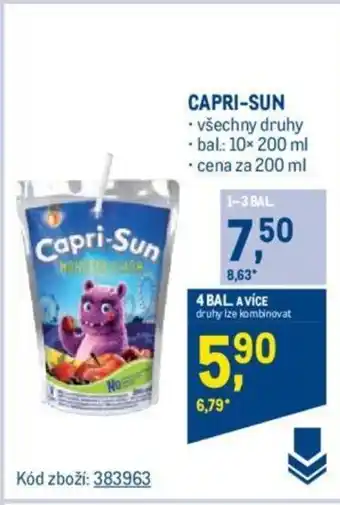 Makro CAPRI-SUN nabídka
