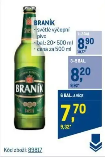 Makro BRANÍK nabídka