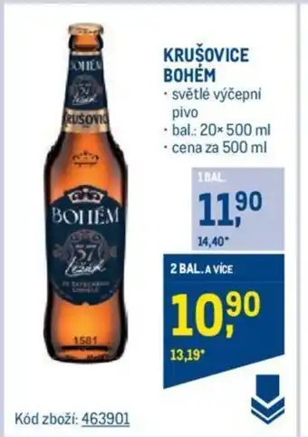 Makro KRUŠOVICE BOHÉM nabídka