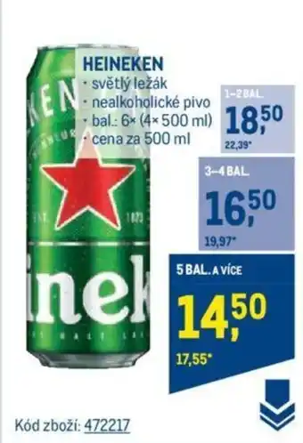 Makro HEINEKEN nabídka