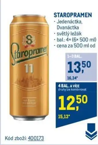 Makro STAROPRAMEN nabídka