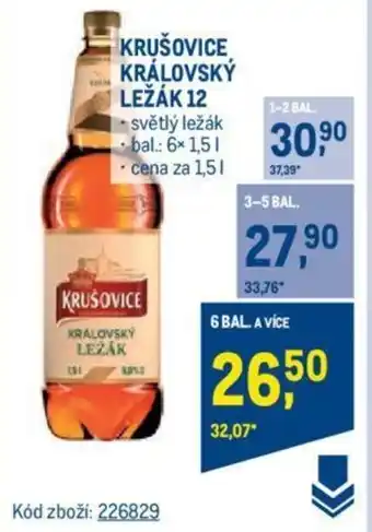 Makro KRUŠOVICE KRÁLOVSKÝ LEŽÁK 12 nabídka
