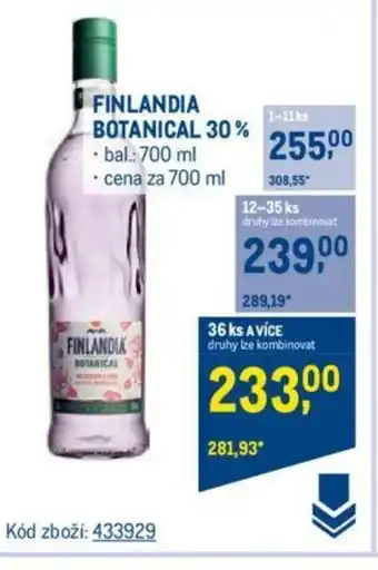 Makro FINLANDIA BOTANICAL 30% nabídka