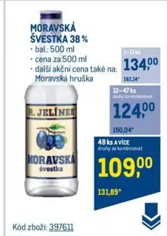 Makro MORAVSKÁ ŠVESTKA 38% nabídka