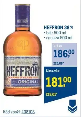 Makro HEFFRON 38% nabídka