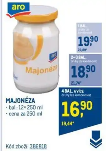 Makro MAJONÉZA nabídka