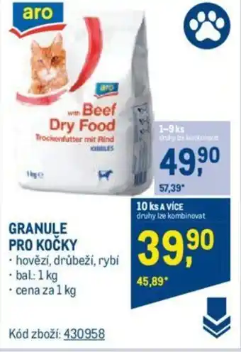 Makro GRANULE PRO KOČKY nabídka
