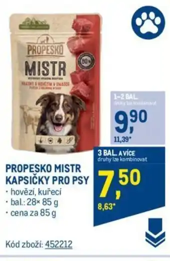 Makro PROPESKO MISTR KAPSIČKY PRO PSY nabídka