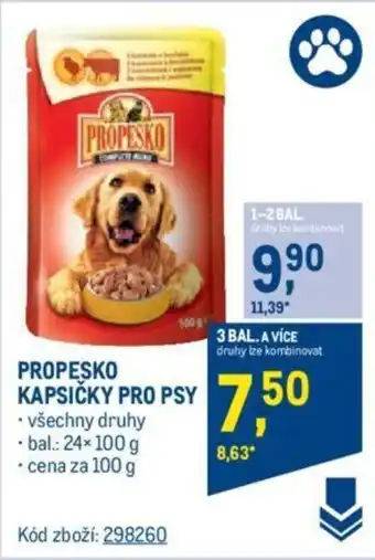 Makro PROPESKO KAPSIČKY PRO PSY nabídka