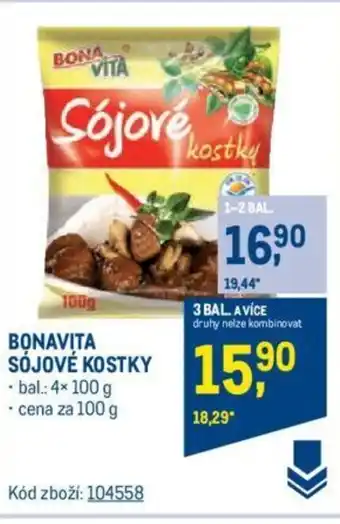 Makro BONAVITA SÓJOVÉ KOSTKY nabídka