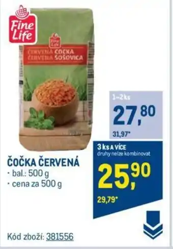 Makro ČOČKA ČERVENÁ nabídka