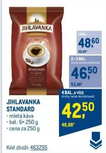 Makro JIHLAVANKA STANDARD nabídka