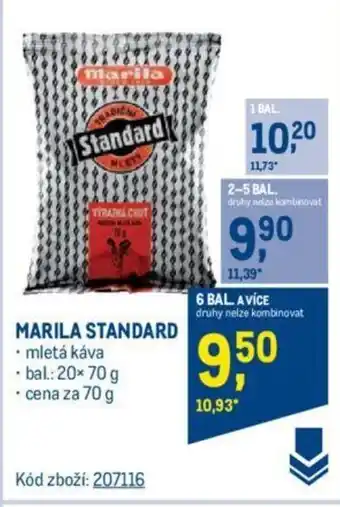 Makro MARILA STANDARD nabídka