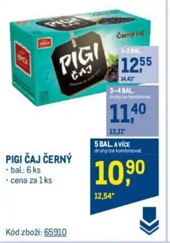 Makro PIGI ČAJ ČERNÝ nabídka