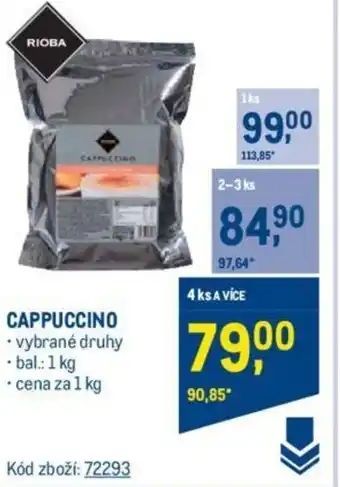 Makro CAPPUCCINO nabídka