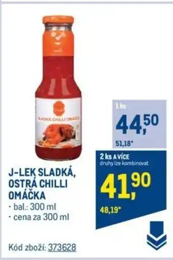 Makro J-LEK SLADKÁ, OSTRÁ CHILLI OMÁČKA nabídka