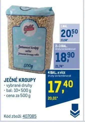 Makro JECNE KROUPY nabídka
