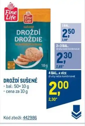 Makro DROŽDÍ SUŠENÉ nabídka