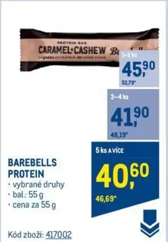 Makro BAREBELLS PROTEIN nabídka