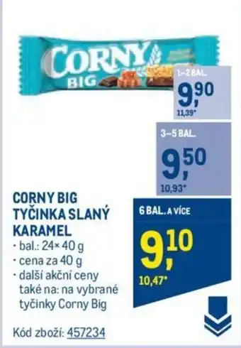 Makro CORNY BIG TYČINKA SLANÝ KARAMEL nabídka