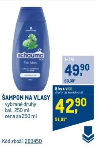 Makro ŠAMPON NA VLASY nabídka