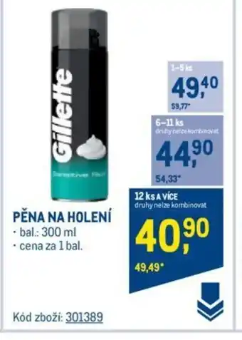Makro PĚNA NA HOLENÍ nabídka