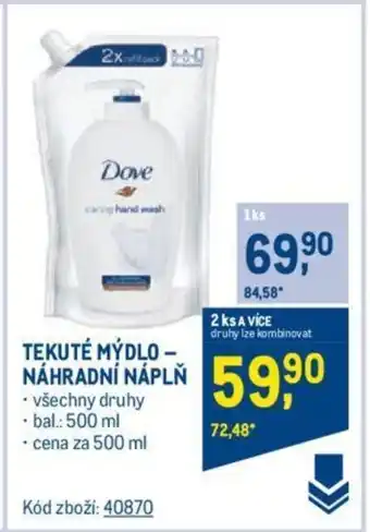 Makro TEKUTÉ MÝDLO - NÁHRADNÍ NÁPLŇ nabídka