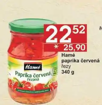 Jip Hamé paprika červená řezy, 340 g nabídka