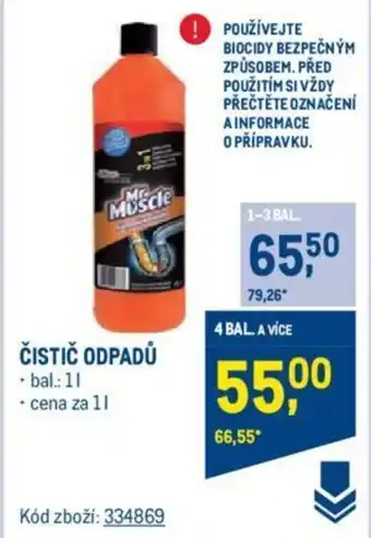 Makro ČISTIČ ODPADŮ nabídka