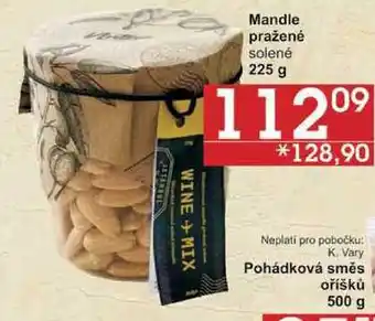 Jip Mandle pražené solené, 225 g nabídka