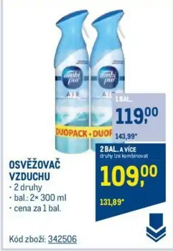 Makro OSVĚŽOVAČ VZDUCHU nabídka