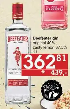 Jip Beefeater gin, 1 l nabídka