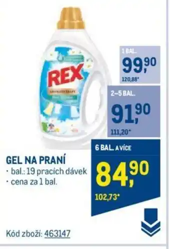 Makro GEL NA PRANÍ nabídka