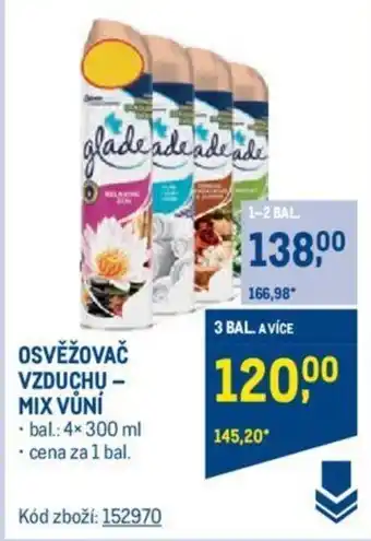 Makro OSVĚŽOVAČ VZDUCHU- MIX VŮNÍ nabídka