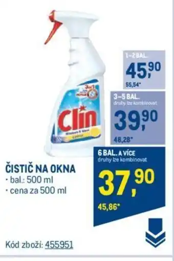 Makro ČISTIČ NA OKNA nabídka
