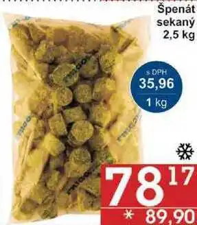 Jip Špenát sekaný, 2,5 kg nabídka