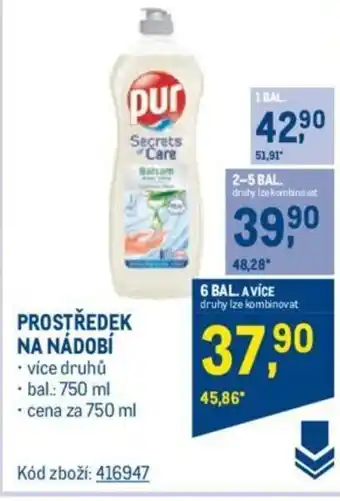 Makro PROSTŘEDEK NA NÁDOBÍ nabídka