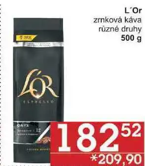 Jip L'or zrnková káva různé druhy, 500 g nabídka
