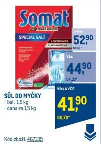 Makro SŮL DO MYČKY nabídka