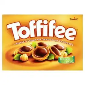 Jip Toffifee celá jádra lískových ořechů v karamelu s lískoořechovým krémem a čokoládou 400g nabídka