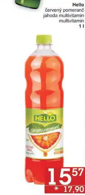 Jip Hello červený pomeranč, 1 l nabídka
