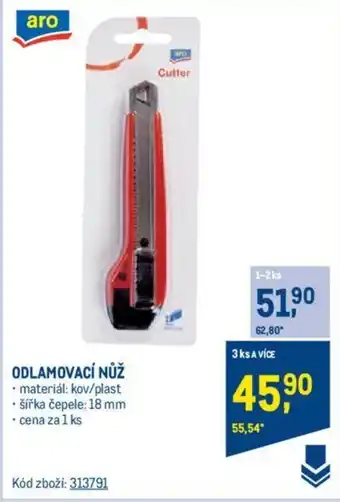 Makro ODLAMOVACÍ NŮŽ nabídka
