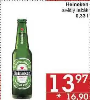 Jip Heineken světlý ležák, 0,33 l nabídka