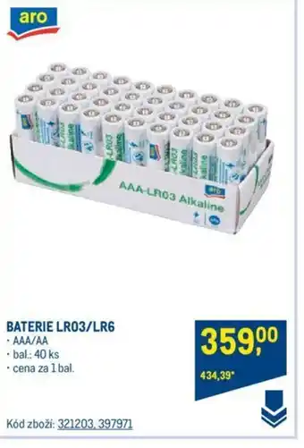 Makro BATERIE LR03/LR6 nabídka