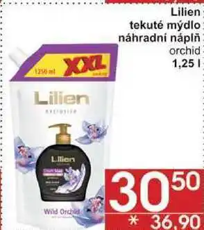 Jip Lilien tekuté mýdlo náhradní náplň orchid, 1,25 l nabídka