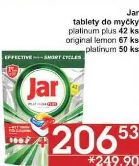 Jip Jar tablety do myčky platinum plus, 42 ks nabídka