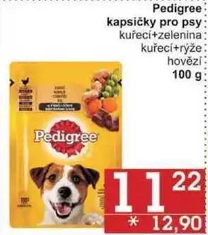 Jip Pedigree kapsičky pro psy kuřecí+zelenina, 100 g nabídka