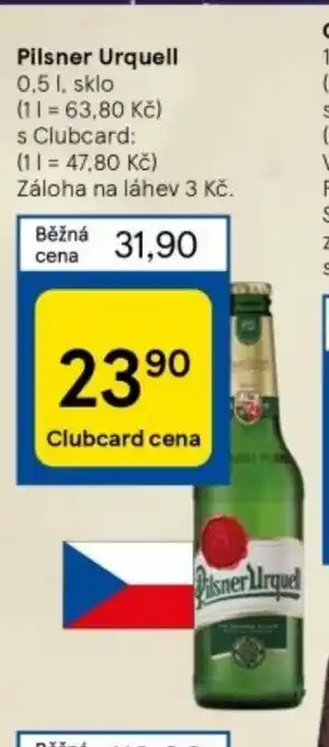 Tesco Pilsner Urquell 0,5 L nabídka