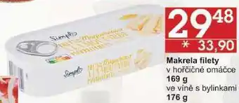 Jip Makrela filety v hořčičné omáčce, 169 g nabídka